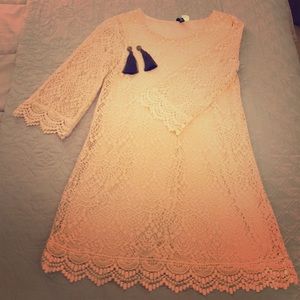 Lace dress, only worn once!